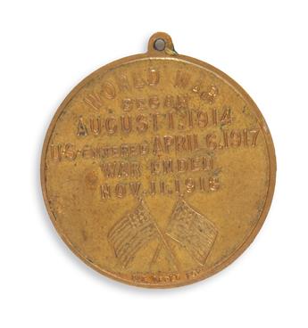 (MILITARY--WORLD WAR ONE.) Our Colored Heroes medallion.